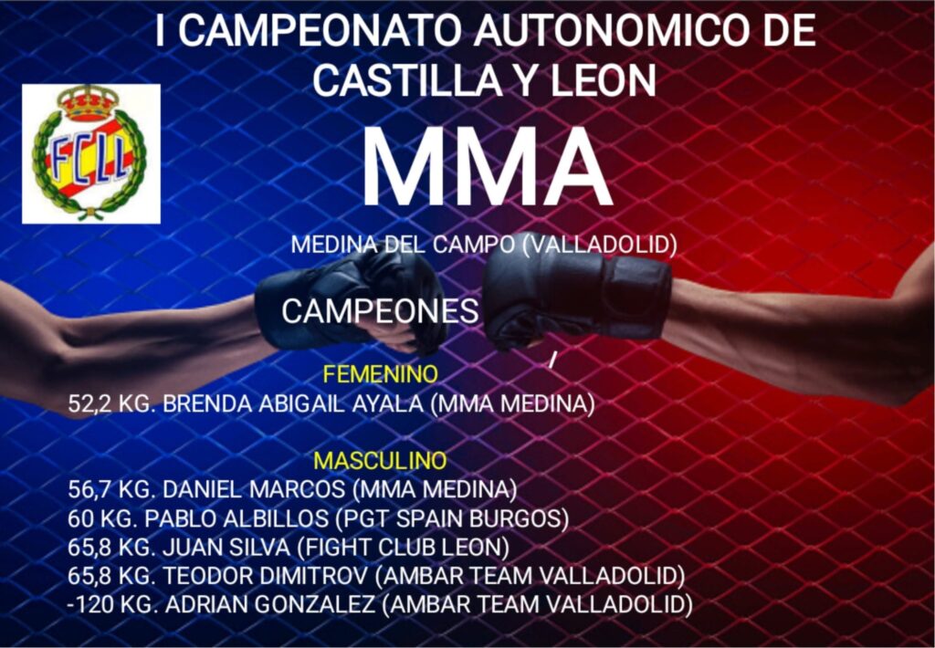  campeones de Castilla y León de MMA