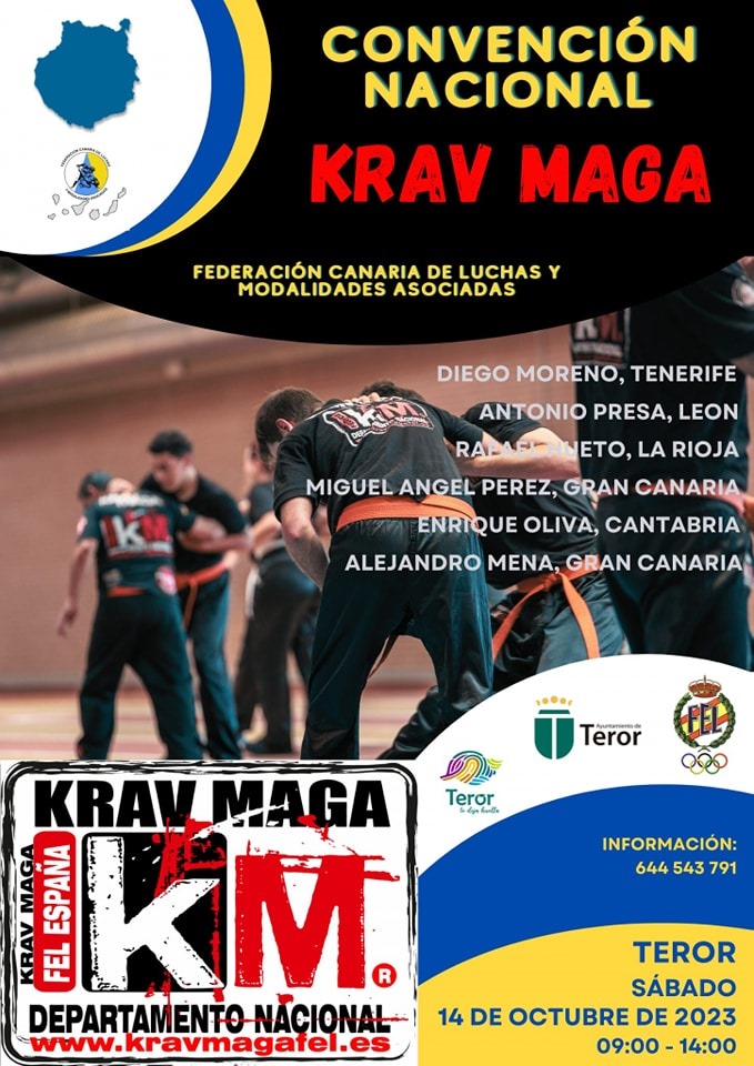Cartel convención anual Krav Magá